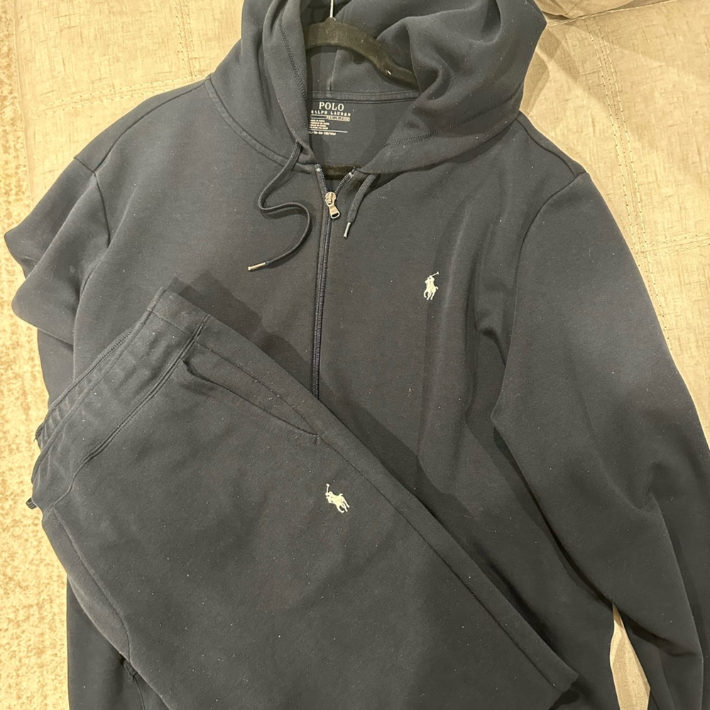 Ralph Lauren polo sweat suit set READ DESCRIPTION